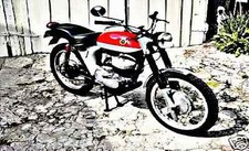 A4 Photo Motorbike Montesa