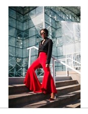 ZARA NEW Small FLARE TROUSERS