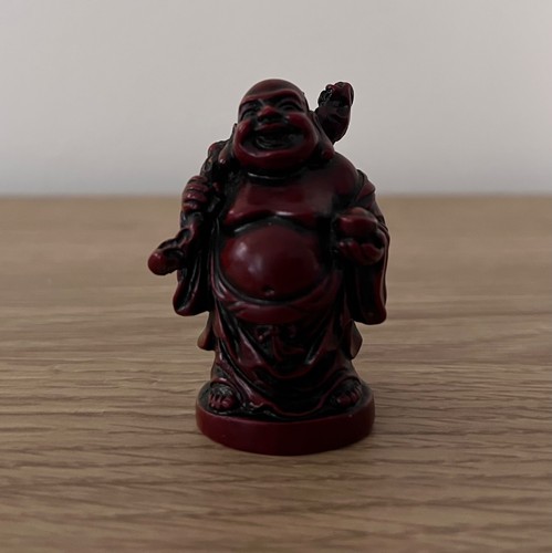 Small carved look red - small, carved-look
