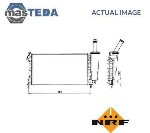 58171 engine cooling radiator - engine,