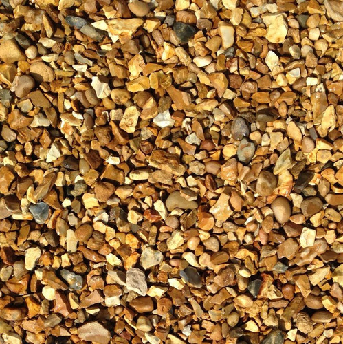 Golden gravel decorative - gravel,