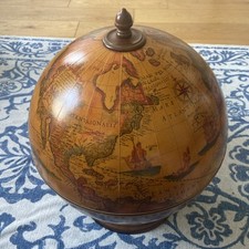 Vintage Globe Tabletop Drinks  Cabinet