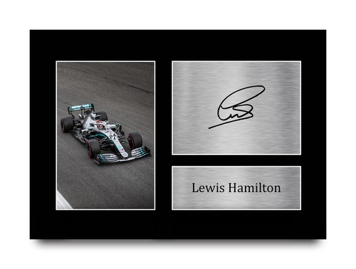 Lewis hamilton signed - signed, f1