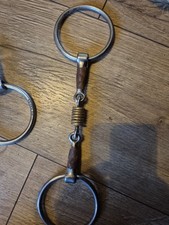 5.5" Sweet Iron Copper Roller Loose Ring Snaffle