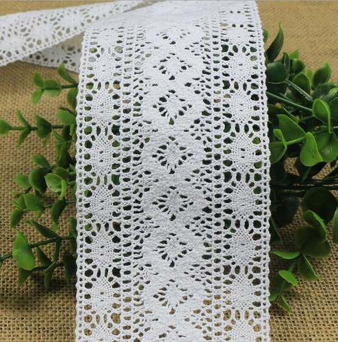 Diy 2yd white wide hollow - 2yd,