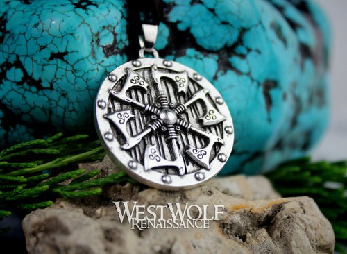 Slavic shield pendant with - slavic,