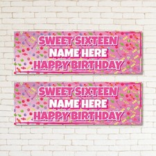 2 PERSONALISED SWEET SIXTEEN