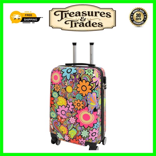Stylish cabin size floral hard - floral,