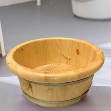 Wood Foot Bath Washing Bowl
