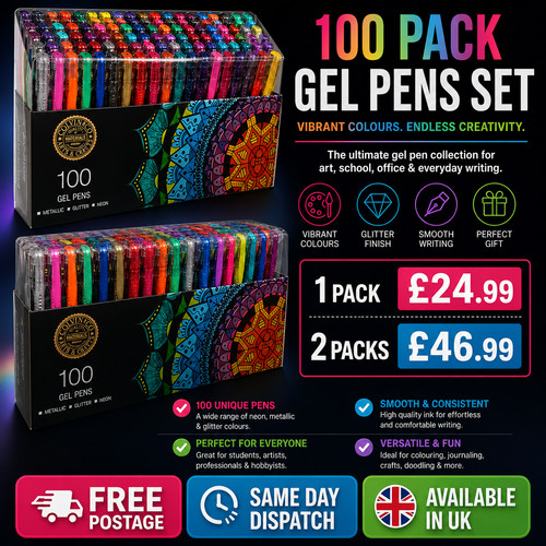 Gel pens set 100 colours - 100,