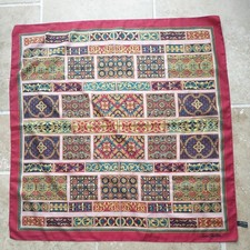 SCARF VINTAGE large Headscarf JANE SHILTON Made in Italy 29x30"
