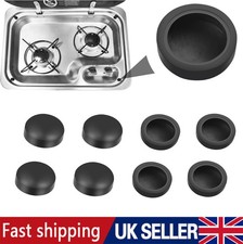 Pack of 8 Black Screw Cap