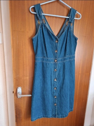 Women denim dress size 10 - dress,