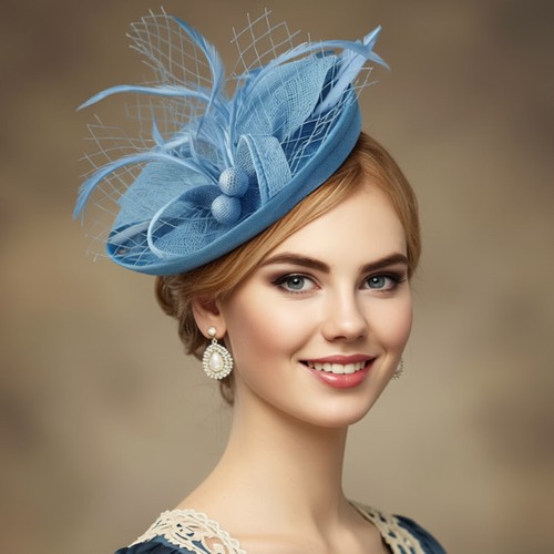 Vintage mesh veil headpiece - vintage,