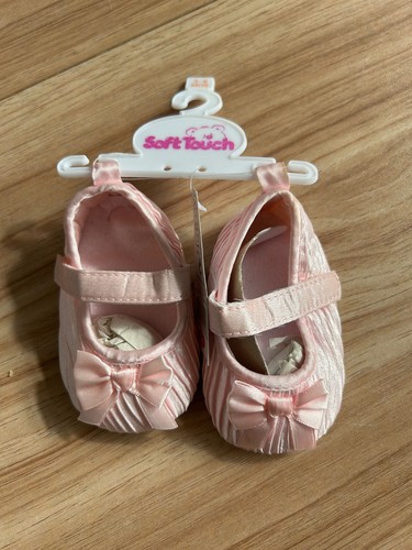 Soft touch baby pink satin - , bow