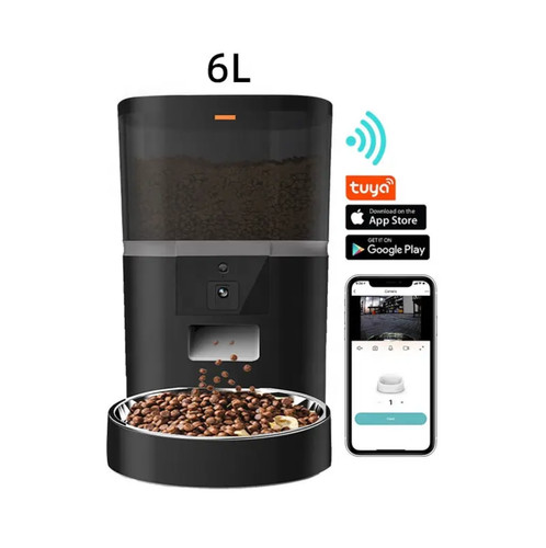 Automatic cat feeder 6l - automatic,