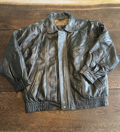 Vintage black leather - black,