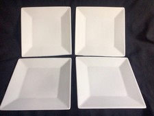 4 X Maxwell Williams Porcelain White Basics Monaco 7" Side Plates - VGC
