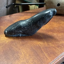 Original Soapstone Seal Carving Canadian Inuit Eskimo Art