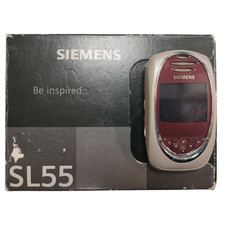 Siemens SL55 Retro Compact Slider Collectible Phone Boxed Rare *Untested*