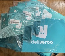 Deliveroo Kit - Bag Vehicle Magnets Short Sleeve Base XXL Tops - Delivery Bundle