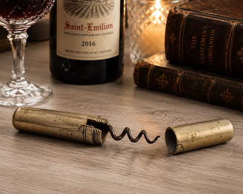 Vintage pocket corkscrew - pocket,