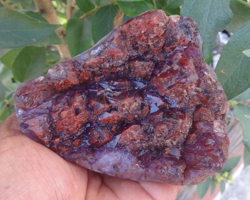 Red amethyst chalcedony - red,