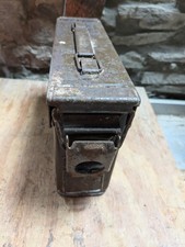 Metal Ammo Box Ammunition Storage Tool Can with Flip Top, with Allen keys 