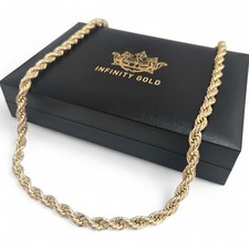 9ct gold rope chain heavy - rope,