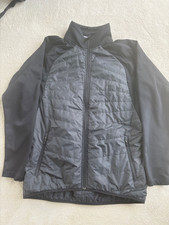 Nike Jacket Mens Full Zip Hybrid Quilted - Black - Size Large