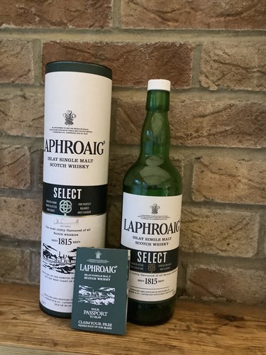 Empty laphroaig select islay - empty,