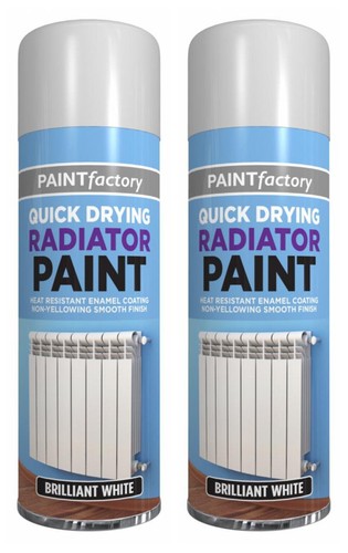 White radiator spray - white, paint