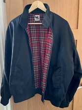 Vintage Men’s Black Warrior Harrington Bomber Jacket XL