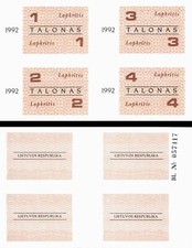 Lithuania 1992 - November