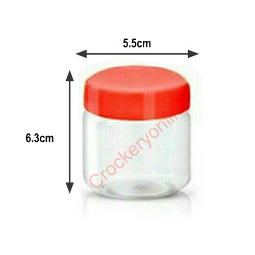 Plastic storage 100ml jar with - storage,