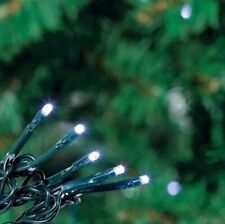 8 Function Bright White 14.34mtr Fairy Lights 240 LED UK Mains Plug Xmas Tree 👌