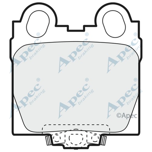 Brake pads set for lexus - brake,