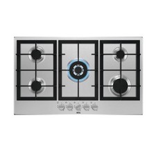 AEG HGX95320SM 3000 Series 90cm 5 Burner Gas Hob With Wok Burner Stainless NEW