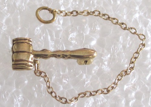 Vintage gavel guard - vintage, pin