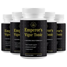 (5 Pack) Emperor's Vigor Tonic Male Supplement for Drive & Energy Performance