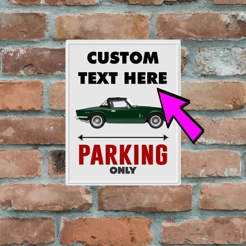 Custom man cave metal parking - metal,