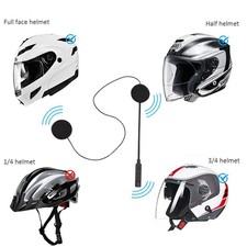 Wireless Bluetooth Motorcycle Helmet Headset for Intercom Motorbike Headphone