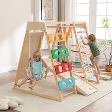 9-in-1 Wooden Outdoor Playset