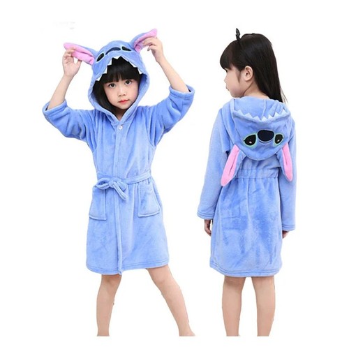Stitch bathrobe kids sleepwear - bathrobe,