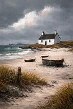 Coastal Cottage Beach Storm