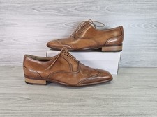 ANDRE Cognac Leather Square