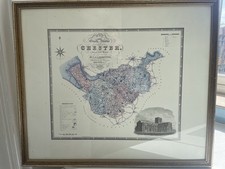 LARGE FRAMED ANTIQUE