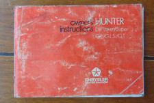 Hillman Hunter GLS GT GL Super