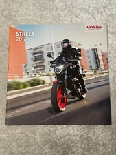 HONDA STREET 2016 FULL SALES BROCHURE CB 1100 EX CB 1000R CBF 1000F  22 PAGES