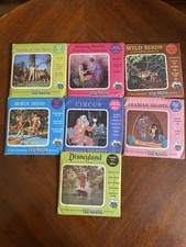 7 ViewMaster Vintage 3D Slide Reel Sets from the 1950s in great condition 